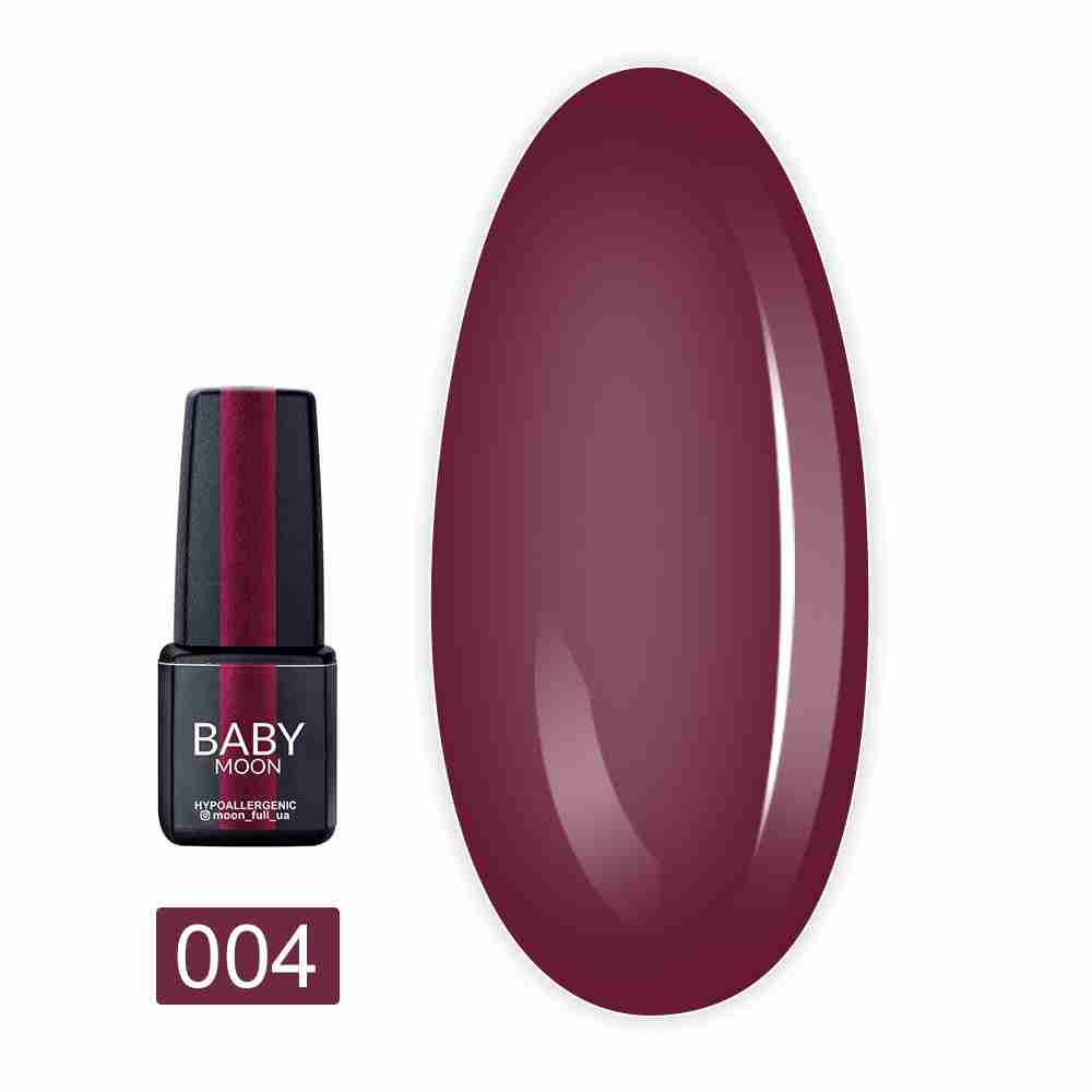 Гель-лак Baby Moon Burgundy 6 мл (004)