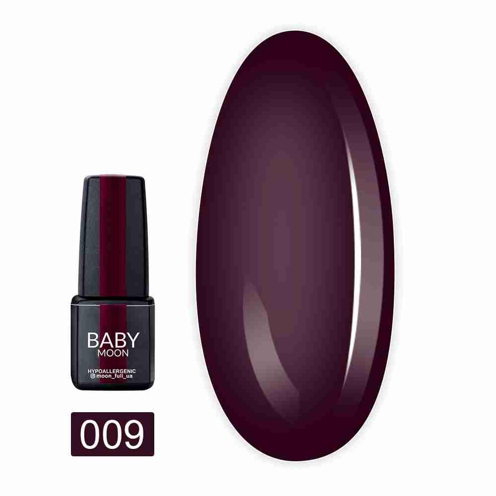 Гель-лак Baby Moon Burgundy 6 мл (009)