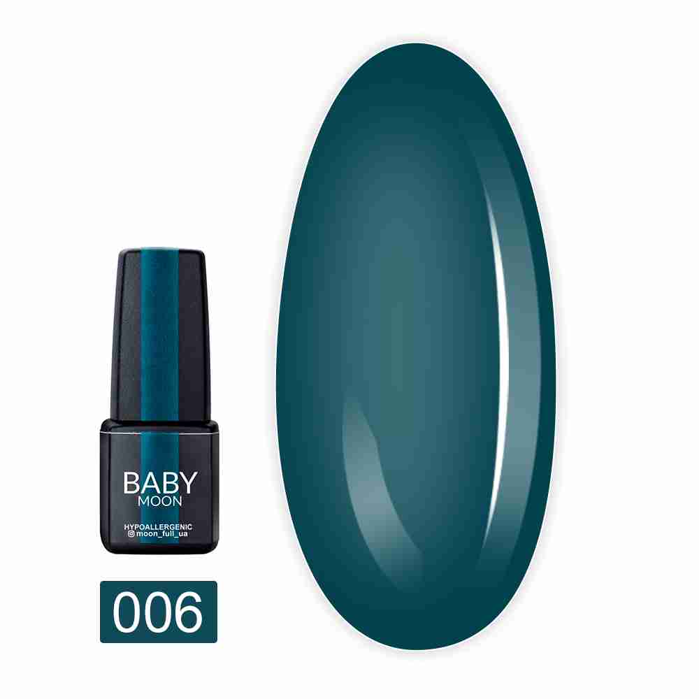 Гель-лак Baby Moon Green Sea 6 мл (006)