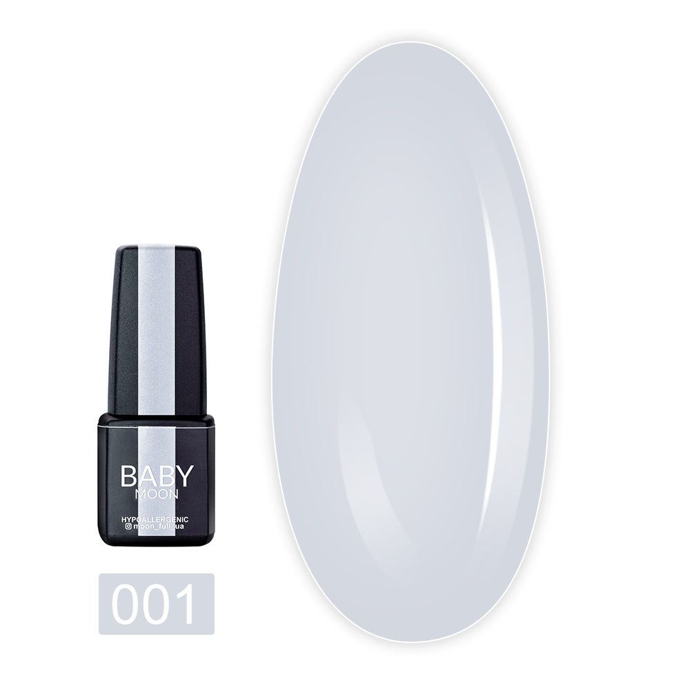 Гель лак Baby Moon Midnight 6 мл (001)