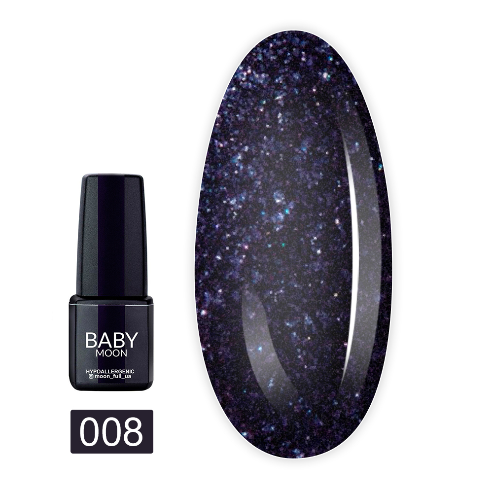 Гель лак Baby Moon Midnight 6 мл (008)