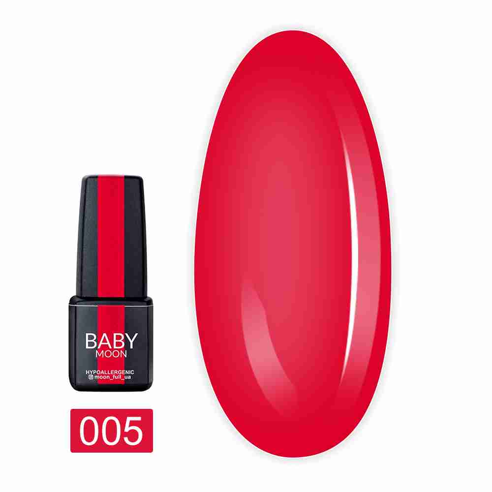 Гель-лак Baby Moon Red Chic 6 мл (005)