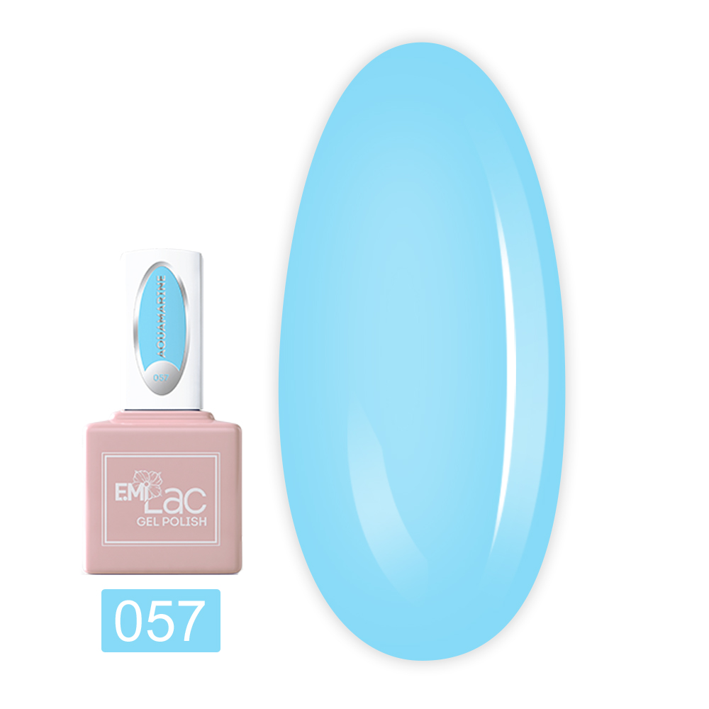 Гель-лак E.MI Lac 9 мл (057 Аквамарин)