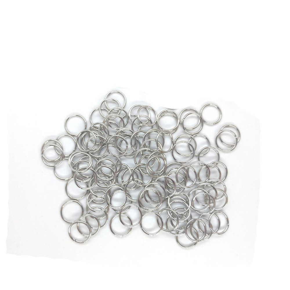 Кольца для волос (пирсинг) SweetBeads 14 мм светлое серебро 10 шт/уп