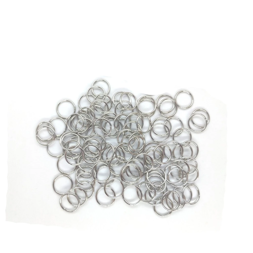 Кольца для волос (пирсинг) SweetBeads 14 мм светлое серебро 10 шт/уп