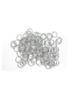 Кольца для волос (пирсинг) SweetBeads 14 мм светлое серебро 10 шт/уп