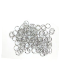 Кільця для волосся (пірсинг) SweetBeads 14 мм світле срібло 10 шт/уп