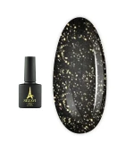 Топ Sezavi Glitter для гель лака универсальный с мелким шимером 8 мл (Gold)