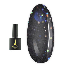 Топ Sezavi STARS для гель-лаку універсальний з дрібним та великим шиммером 8 мл