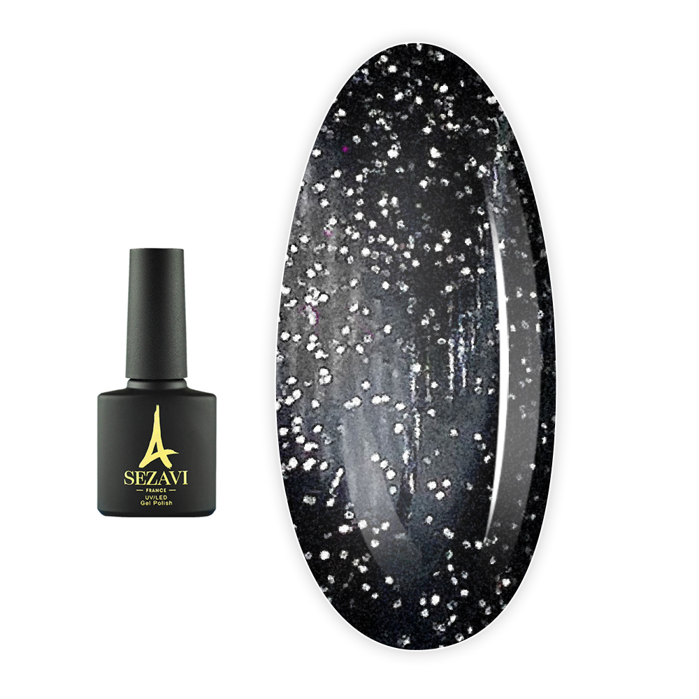 Топ Sezavi LUXER для гель лака универсальный с мелким шимером 8 мл