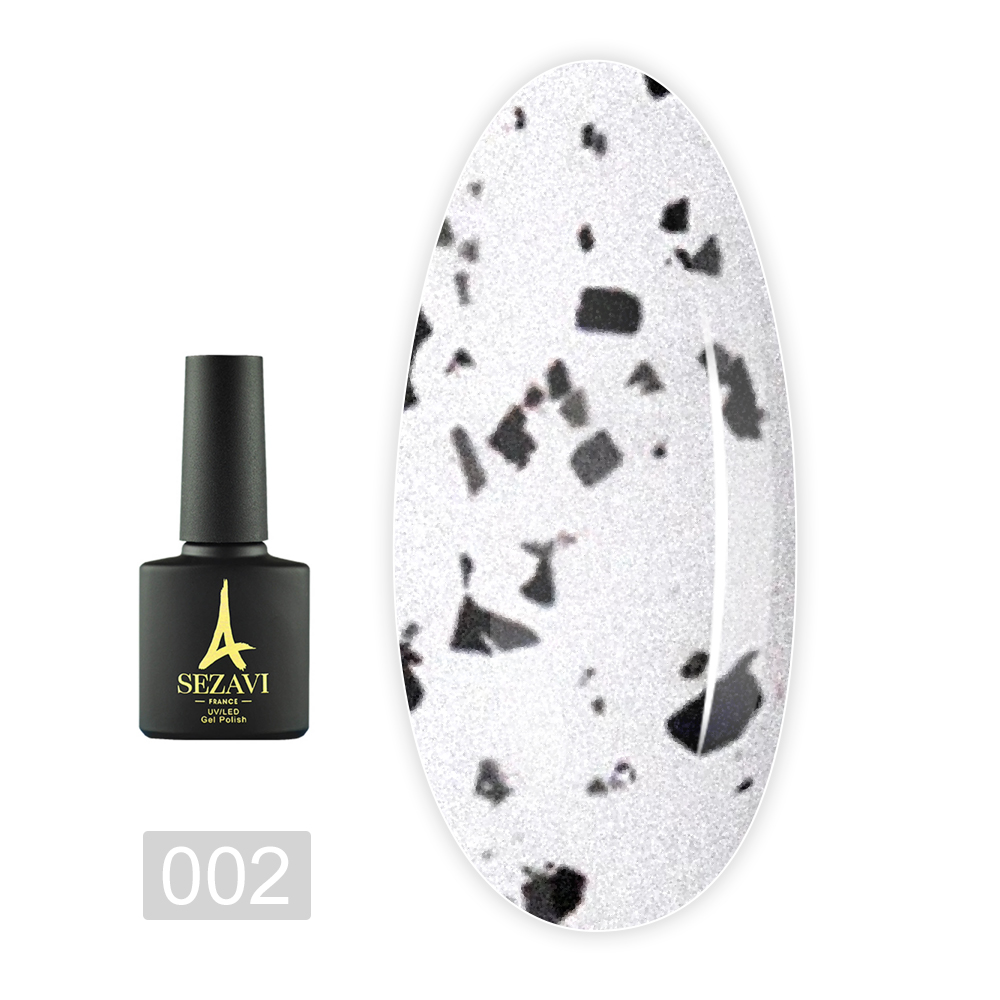 Топ Sezavi EOS для гель лака с крошкой без липкого слоя 8 мл (002)
