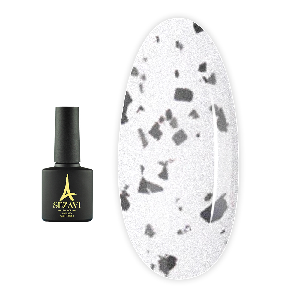 Топ Sezavi EOS для гель лака с крошкой без липкого слоя 8 мл (Matte)