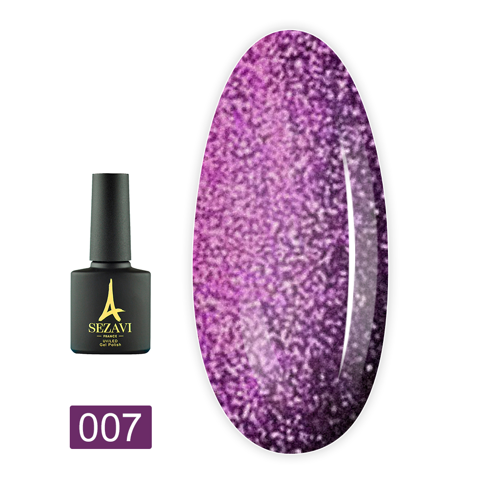 Гель лак Sezavi 10D Cats Eye 8 мл (007)