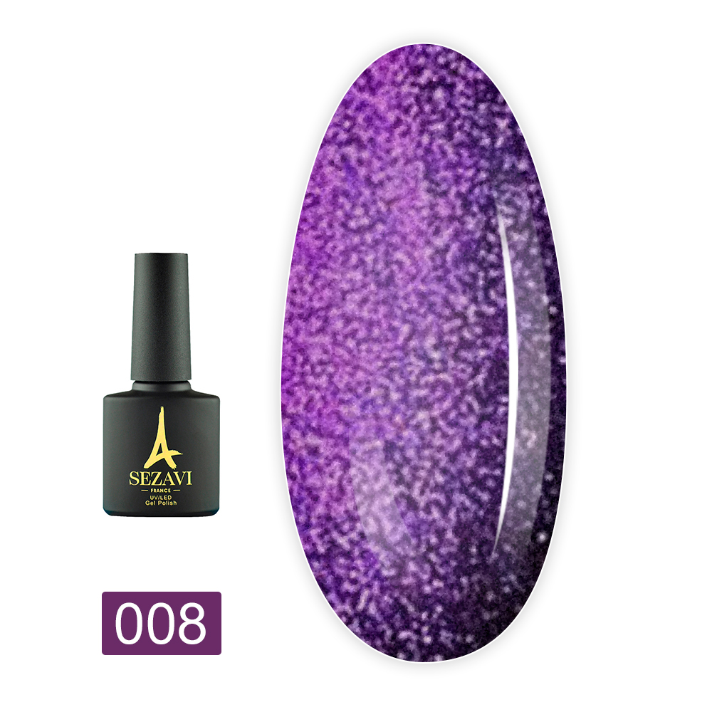 Гель лак Sezavi 10D Cats Eye 8 мл (008)