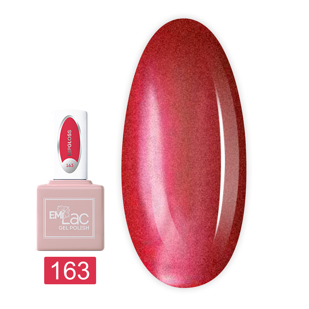 Гель лак E.MI Lac 9 мл (163 Блеск для губ)