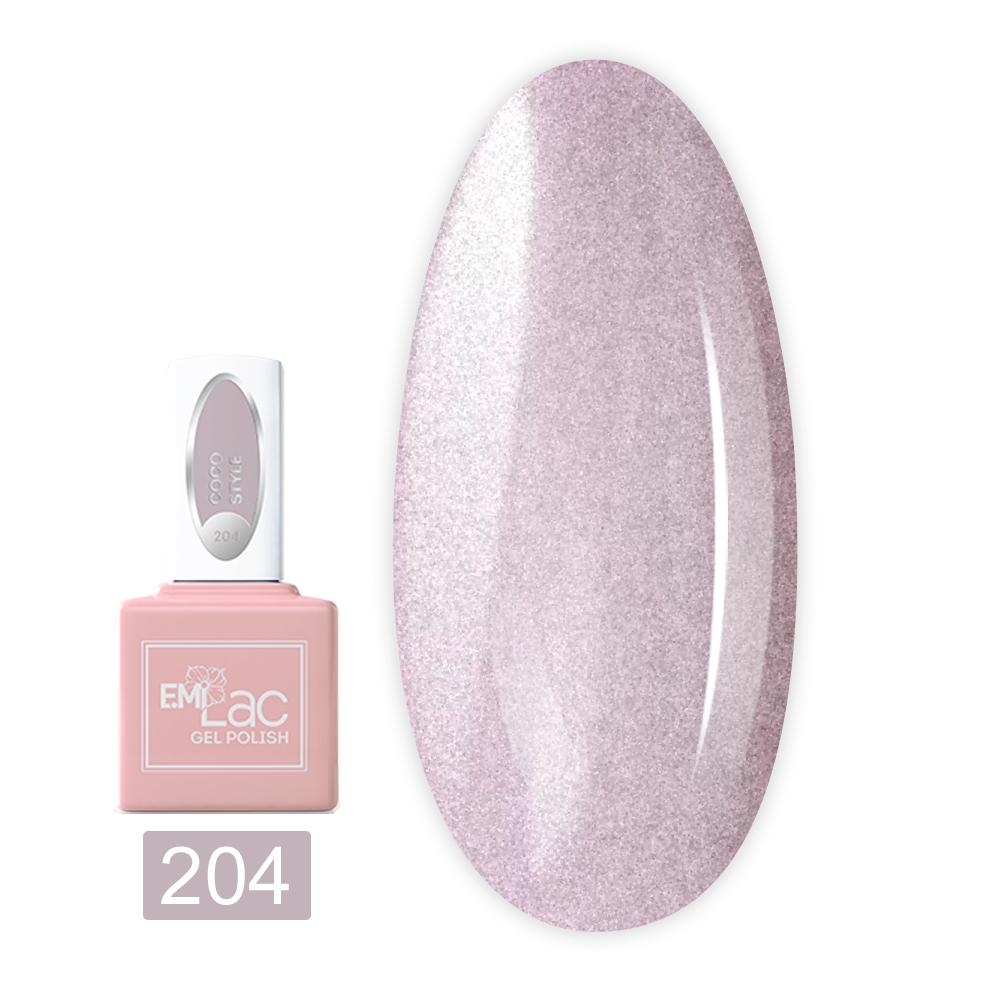 Гель-лак E.MI Lac 9 мл (204 Стиль Коко)