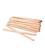 Шпатель узкий деревянный 2 мм 6 мм 140 мм в индивидуальной упаковке в коробке 50 шт