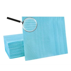 Салфетка-нагрудник медицинская 3-х слойная Verisoft 50 шт (Голубой)