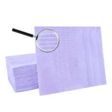 Салфетка-нагрудник медицинская 3-х слойная Verisoft 50 шт (Лиловый)