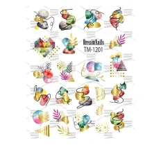 Слайдер DreamNails фольгований малюнок (ТМ-1201)