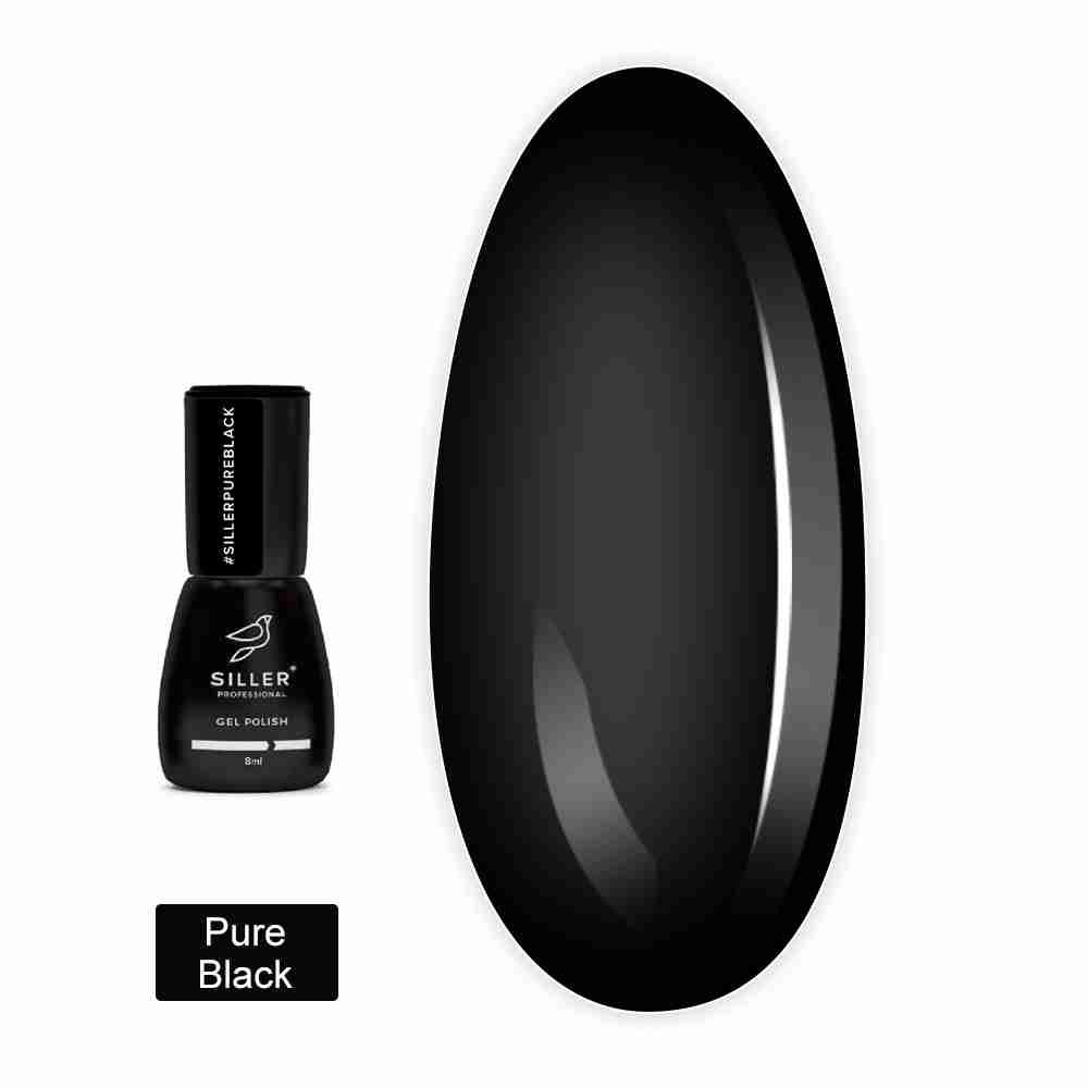 Гель-лак Siller Pure Black 8 мл