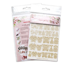 Трафарет-слайдер E.MI NailCrustt (* светло-бежевый 04)