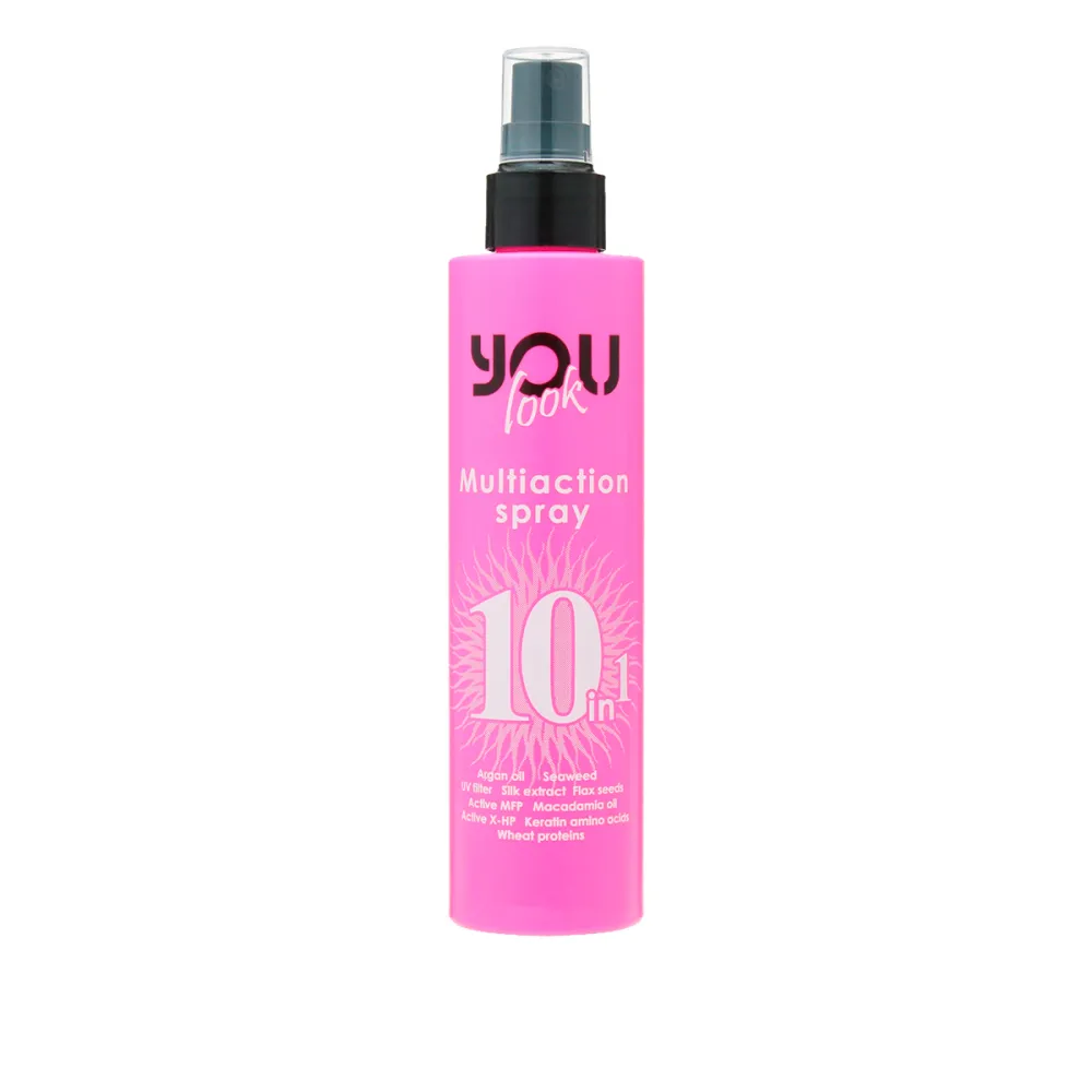 Мультиспрей миттєвої дії 10 в 1 You Look 200 мл рожевий /зелений