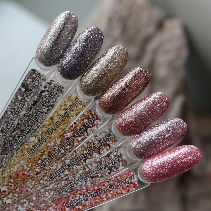 Гель KOMILFO Loquid Glam Gel 8 мл (001)