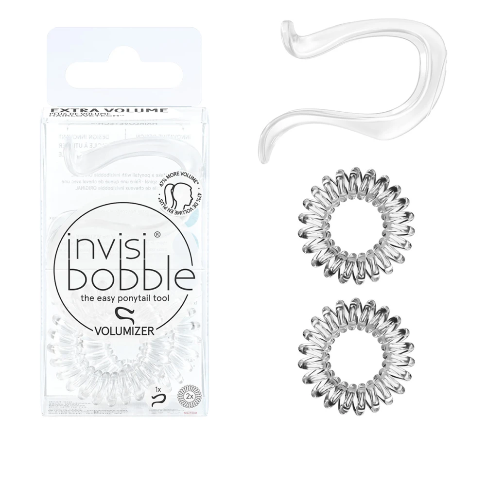 Резинка-браслет для волос Invisibobble VOLUMIZER (Crystal Clear)