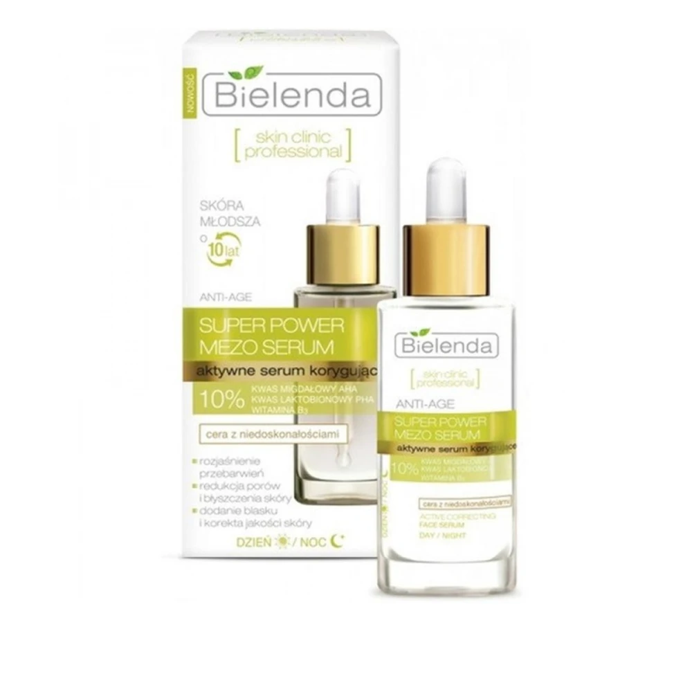 Сыворотка BIELENDA Skin Clinic Professional для лица с миндальной и лактобионовой кислотой 30 мл