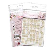 Трафарет-слайдер E.MI NailCrustt (* светло-бежевый 10)