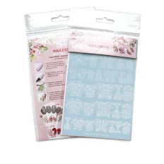 Трафарет-слайдер E.MI NailCrustt (White 04)