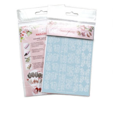 Трафарет-слайдер E.MI NailCrustt (White 02)