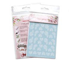 Трафарет-слайдер E.MI NailCrustt (White 08)