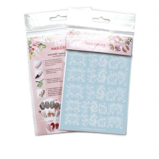 Трафарет-слайдер E.MI NailCrustt (White 01)