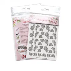 Трафарет-слайдер E.MI NailCrustt (Black 08)