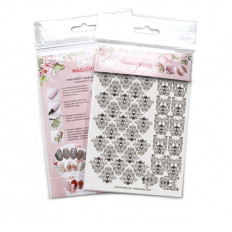 Трафарет-слайдер E.MI NailCrustt (Black 07)