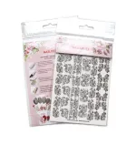 Трафарет-слайдер E.MI NailCrustt (Black 02)