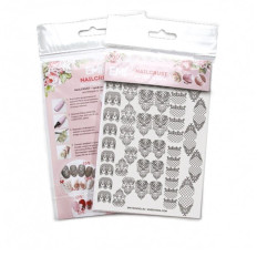 Трафарет-слайдер E.MI NailCrustt (Black 10)