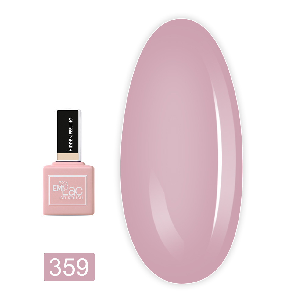 Гель лак E MiLac 9 мл (359 Dusty Lilac)