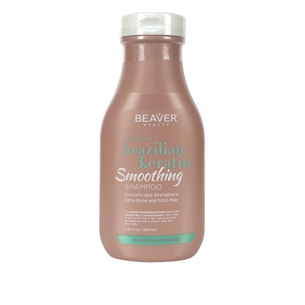 Шампунь BEAVER Brazilian Keratin для эластичности волос 350 мл