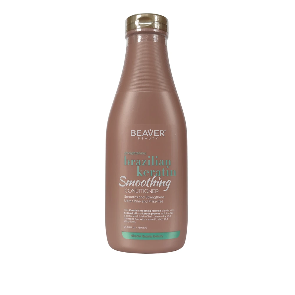 Кондиционер BEAVER Brazilian Keratin для эластичности волос 730 мл