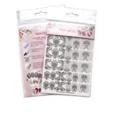 Трафарет-слайдер E.MI NailCrustt (Black 03)