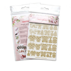 Трафарет-слайдер E.MI NailCrustt (Gold 04)