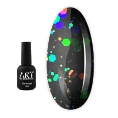 Топ для гель лака ART In Detail No Wipe Top Crush с блестками 10 мл