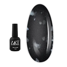 Топ для гель лака ART In Detail No Wipe Top White Flake с белыми хлопьями 10 мл
