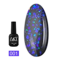 Топ для гель лака ART In Detail Wipe Chameleon Top с хлопьями единорог 10 мл (001)