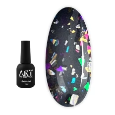 Топ для гель лака ART In Detail Shell Top Rainbow с разноцветными хлопьями 10 мл