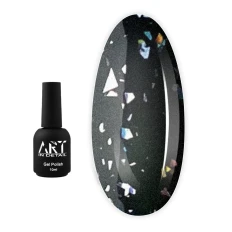 Топ для гель лака ART In Detail Shell Top Holo с голограммными хлопьями 10 мл