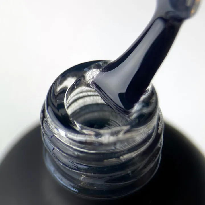 Топ для гель лака ART In Detail No Wipe Wool Top Black с черными ворсинками 10 мл